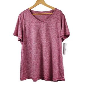 IDEOLOGY Plus Size Rapidry V-Neck Performance T-Shirt Size 3X